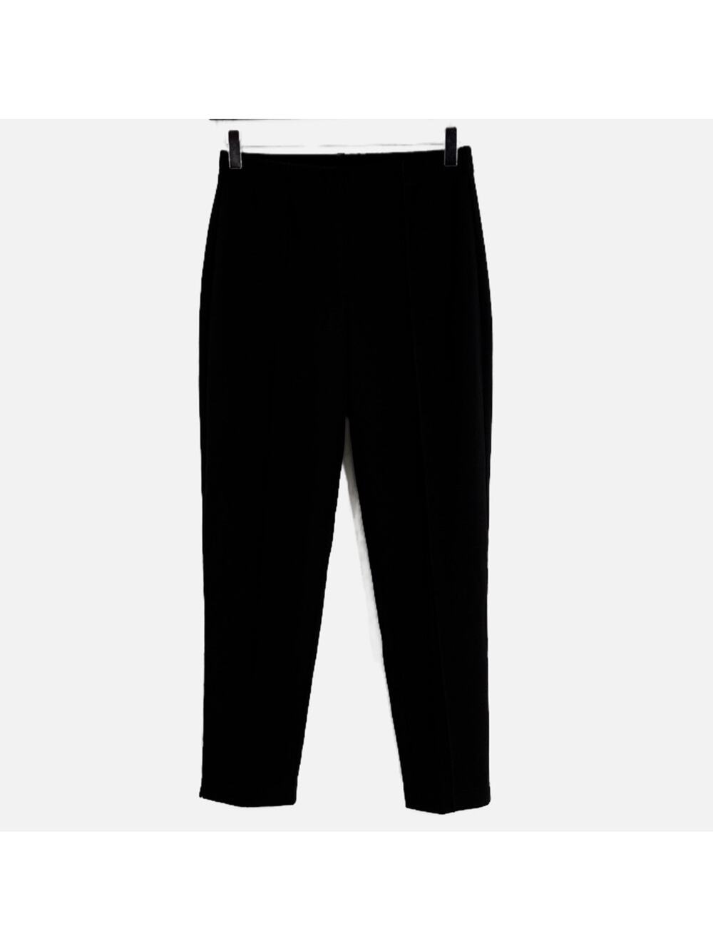 St. John Collection Black Caviar Knit Pull-On Pants Size 4